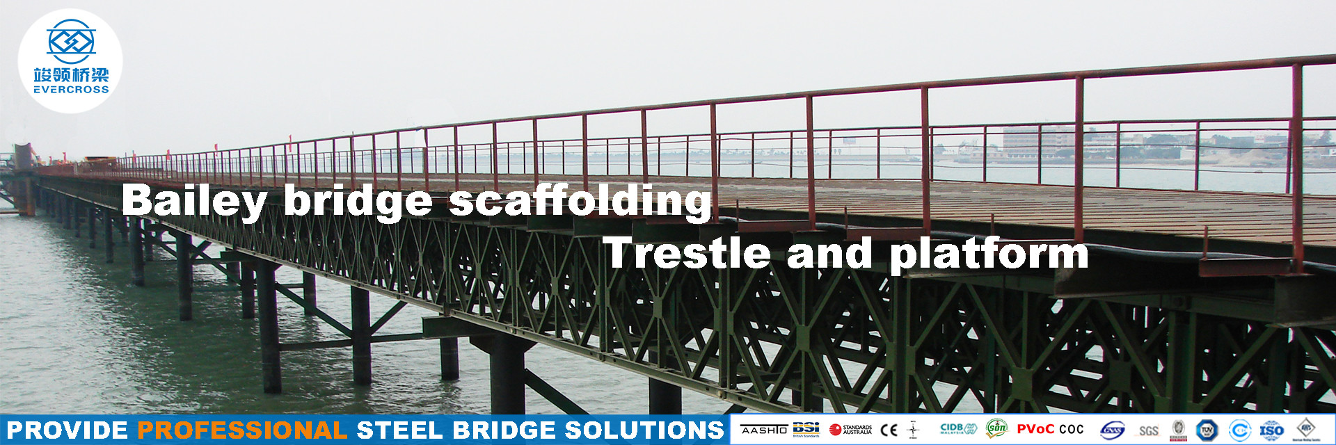 kwaliteit Staal Bailey Bridge fabriek