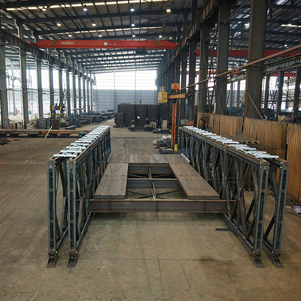 How to Assemble HD200 Steel Bailey Bridge Double Rows Single Layer ...