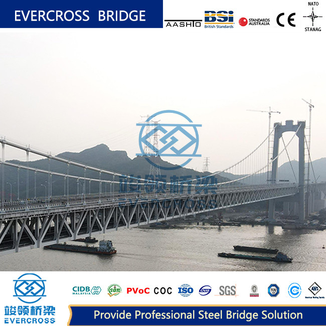 Famous Rigid Frame Bridge PVOC certificate Steel Cable Suspension Bridges / Rigid Frame Bridge ...