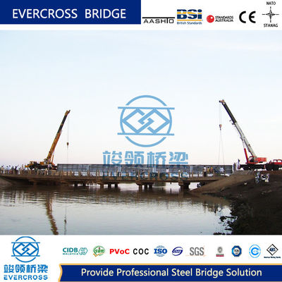 Prefabricated Steel Plate Girder Bridge Heavy Capacity With Composite Bridge Deck