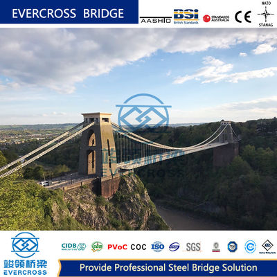 Prefabricated Steel Concrete Bridge OEM Large Span Capacity For Heavy Loading