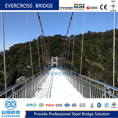 Suspension Steel Truss Pedestrian Bridge
