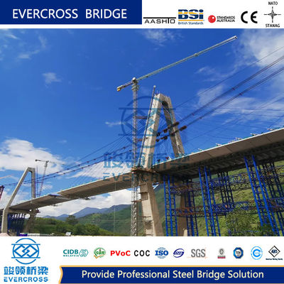 Flexural And Torsional Stiffness Steel Box Girder Bridge Big Loading Capacity