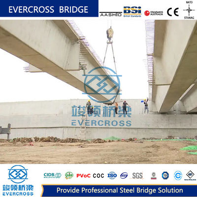 High Stiffness Steel Box Girder Bridge Fast Installed Material Prefabricated Steel