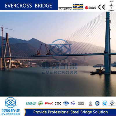 PVOC Certificate Composite Beam Bridge Prefabricated Steel Composite Deck Bridge