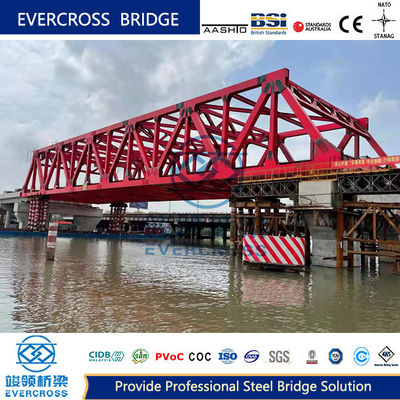 Structural System Steel Truss Bridge Long Life Railway Steel Bridge ODM