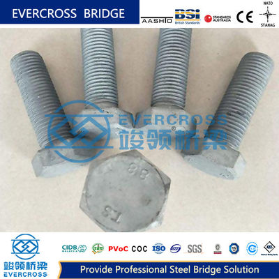 Gr50 Environmental Steel Grade High Strength Structural Bolt for Durable Bailey Bridge