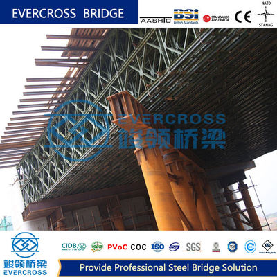 Bailey Type Bridge Scaffolding Construction Platforms With Different Spans And Multiple Rows