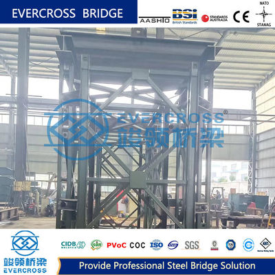 Bailey Bridge Pier For Large Span Prefabricated Steel Bridge