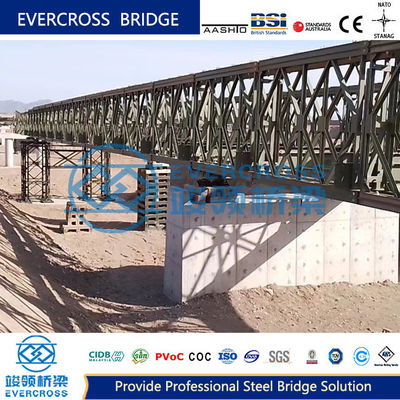 High Quality Portable Steel Bailey Bridge Pier Easy To Install