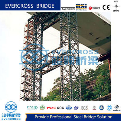Customized Bailey Bridge Pier Steel Girder Railway Bridge
