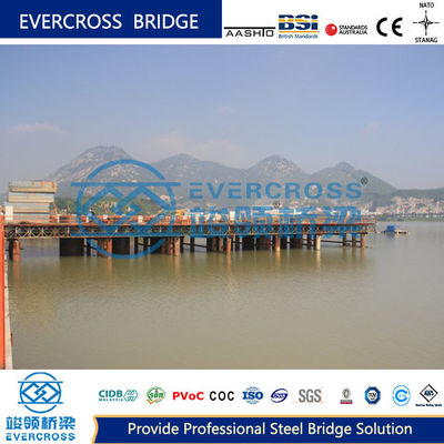 CNAS Pedestrian Truss Bridge Bailey Type Platform With Large Load Capacity