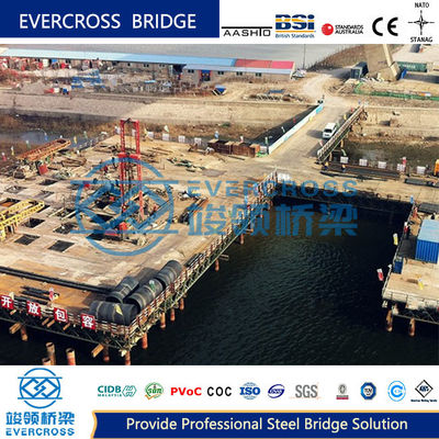 Factory Directly Supply Steel Customized Bailey Bridge Fabrication Bailey Platform Bridge