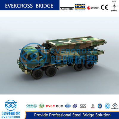 GB355B Steel Bailey Bridge Convenient Transfer Emergency Mechanized Bridge For Sale