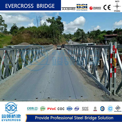 Modern Design Steel Structure Temporary Bailey Bridge For Construction