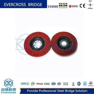 180*22mm Good Grinding Performance Abrasive Flap Disk For Surface Polishing