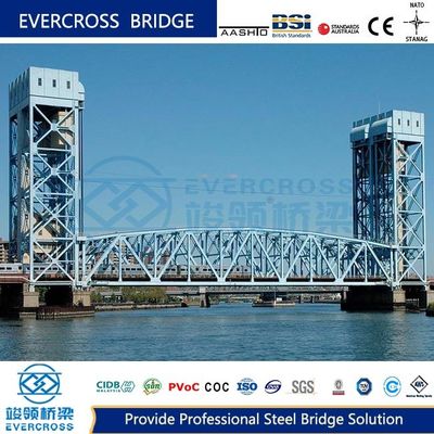 Continuous Modular And Prefabricated Construction Steel Truss Bridge With Good Quality