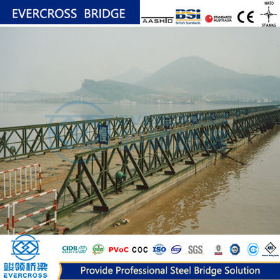 Factory Direct Sale Large Span Floating Pontoon Bridge Steel Beam Bridge