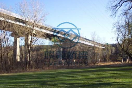 Permanent Deck Steel Plate Girder Bridge Highway With Hot-Dip Galvanized
