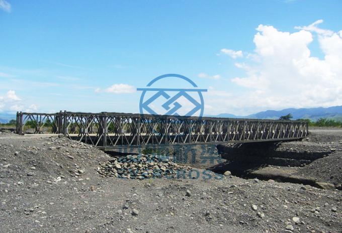 Compact 100 ZB200 100 Ft Bailey Bridge Storey Single Lane Steel ...