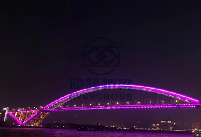 Magnificent Appearance Steel Arch Bridge Long Life Temporary Steel Bridge