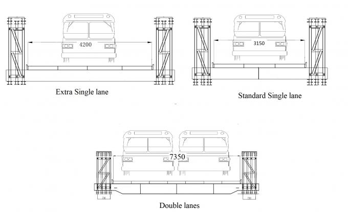 Modern Design Steel Structure Temporary Bailey Bridge For Construction