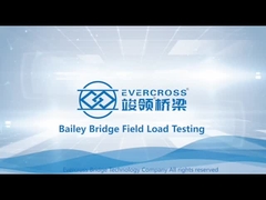 HD200 سيارة مؤقتة مصنوعة مسبقاً ومشاة جسر بيلي من الفولاذ قوة عالية